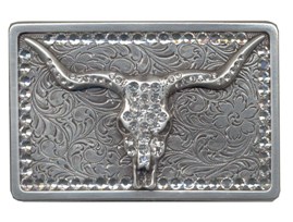 Bling Longhorn buckle